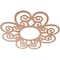 Ekena Millwork Cohen Wood Fretwork Pierced Ceiling Medallion, Cherry, 36"OD x 12 1/4"ID x 1/4"T CMWP36X36X0250COCH - alternate 3